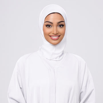 SilkTouch Satin Esarp - Soft White
