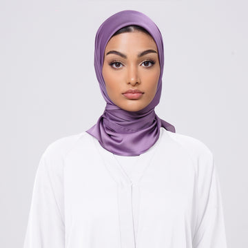 SilkTouch Satin Esarp - Soft Purple