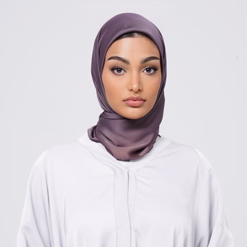 SilkTouch Satin Esarp - Plum