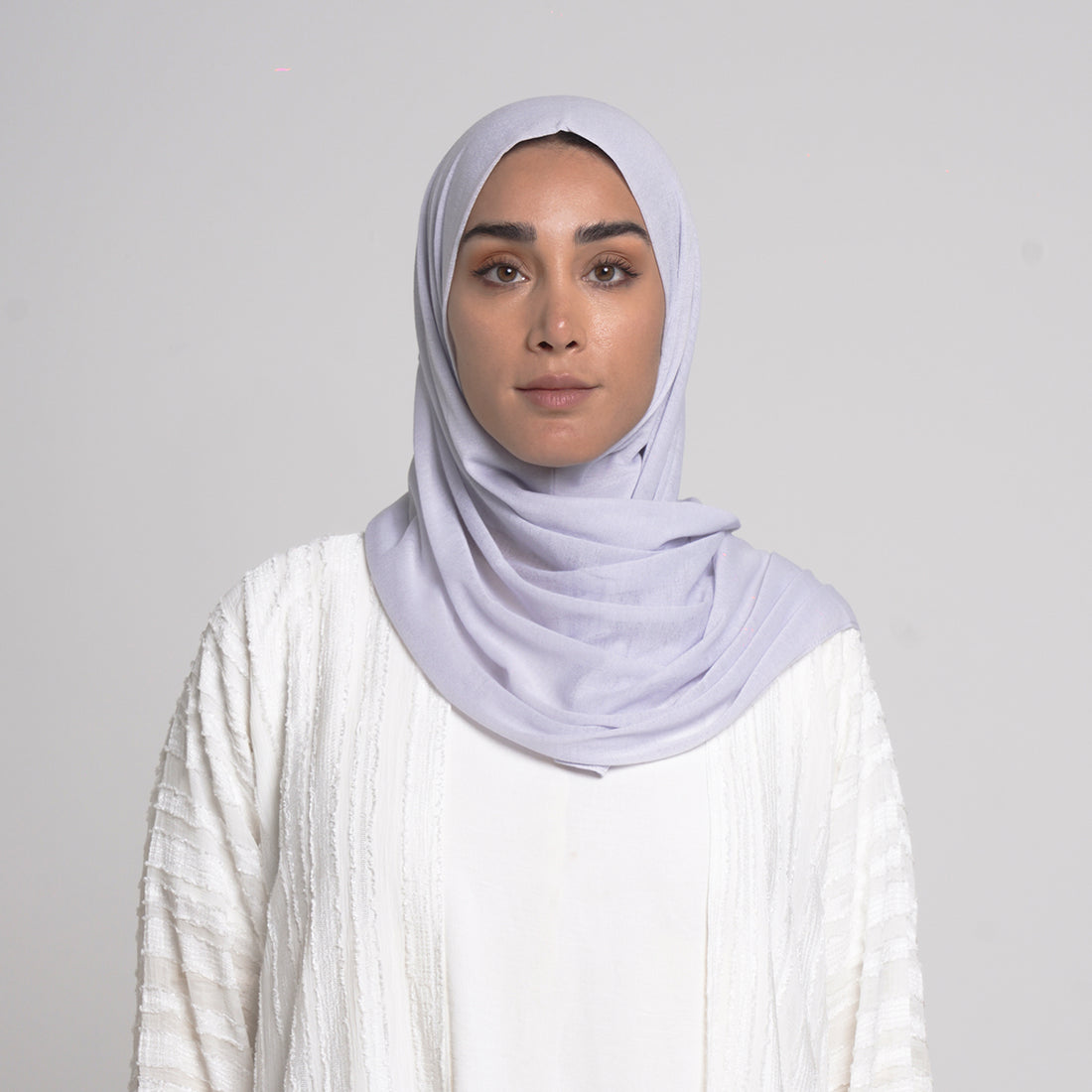 Turkish folded Hijab - Soft Lilac Mist