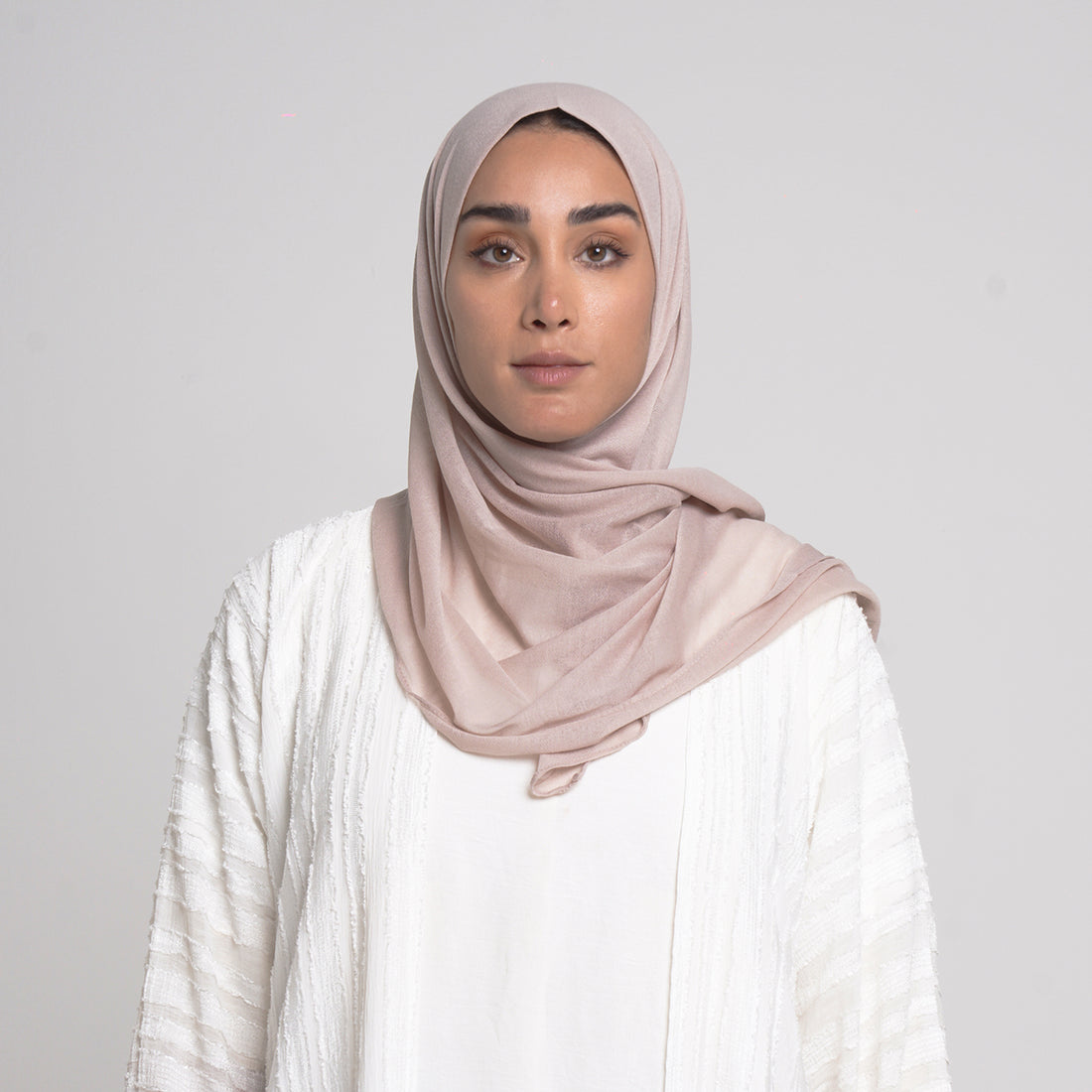 Turkish folded Hijab -Blush Sand