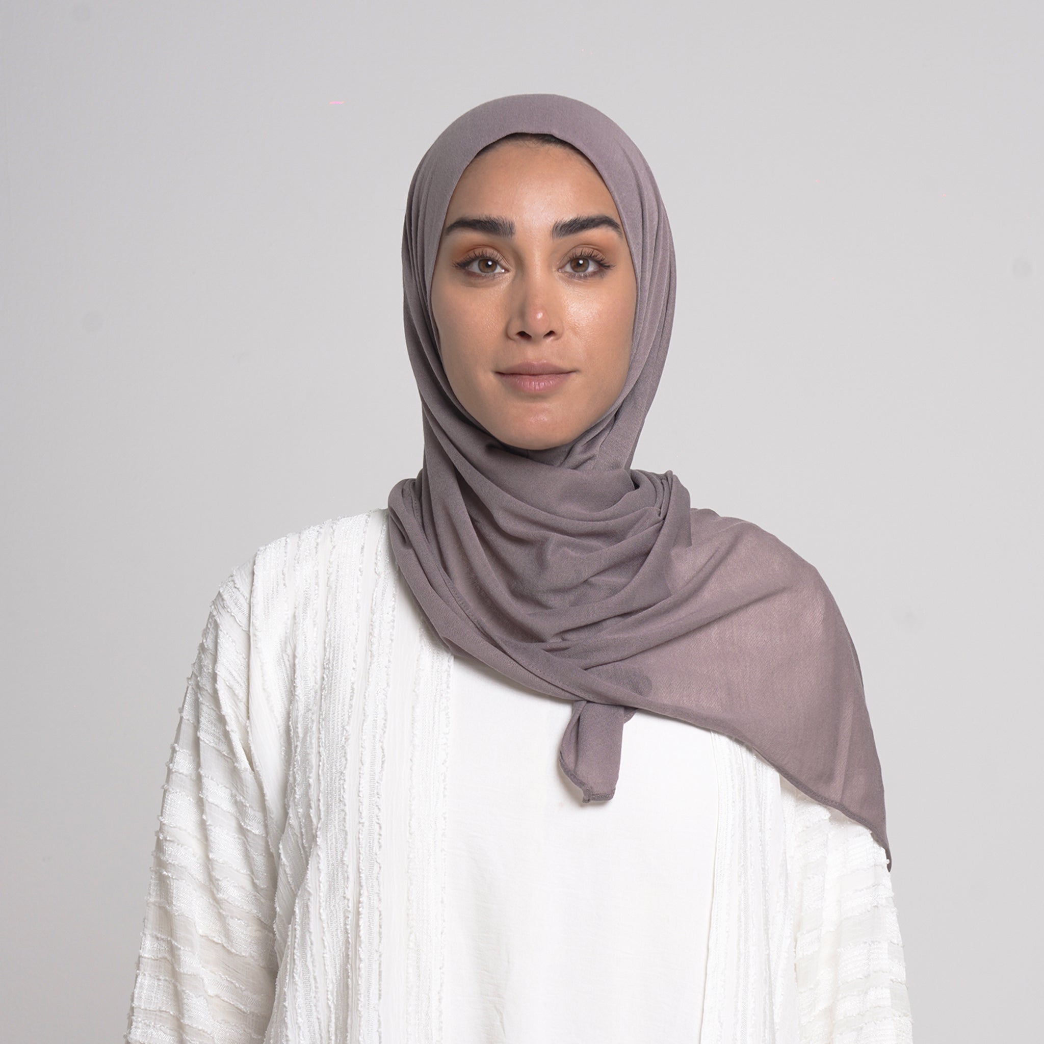 Turkish folded Hijab -Dusty Mauve