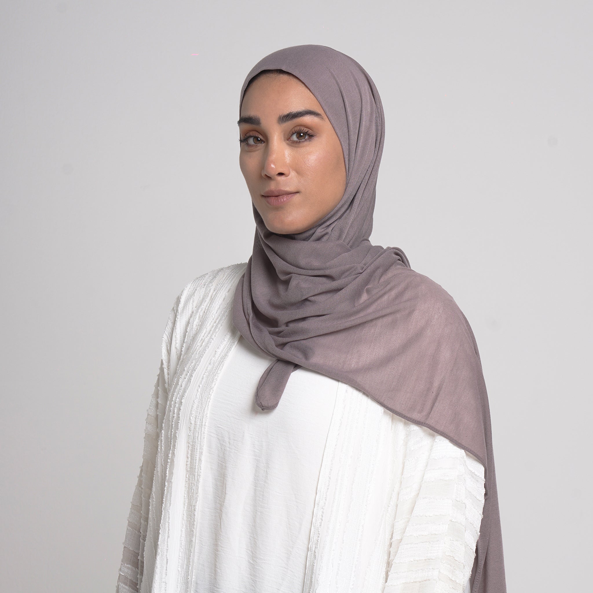 Turkish folded Hijab -Dusty Mauve