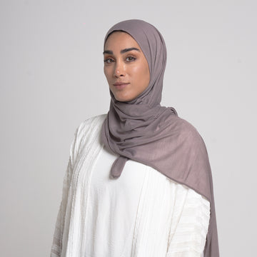 Turkish folded Hijab -Dusty Mauve