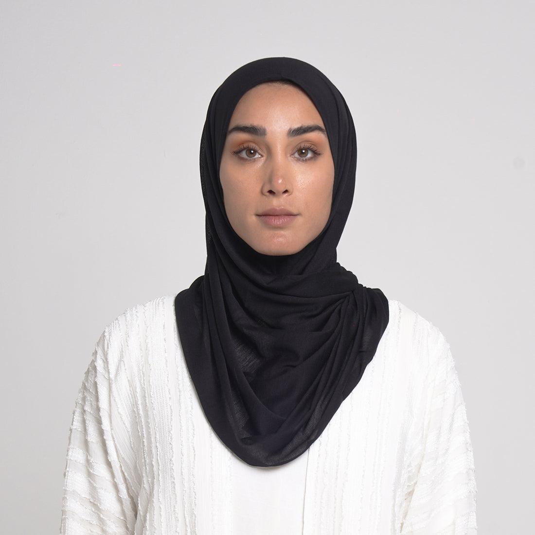 Turkish folded Hijab -Classic Black