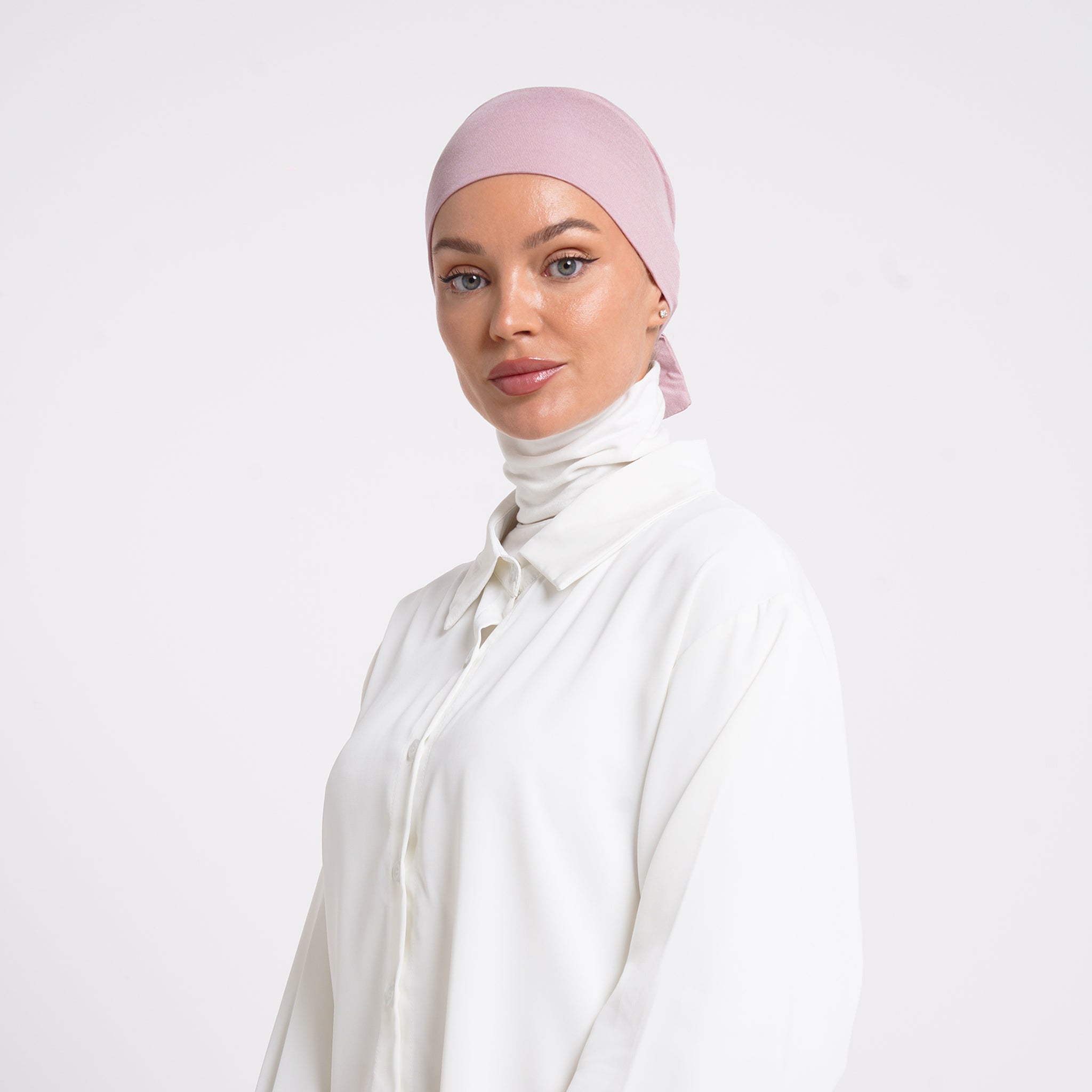 Tiffany Tie-Back Bonnet - Dusty Rose