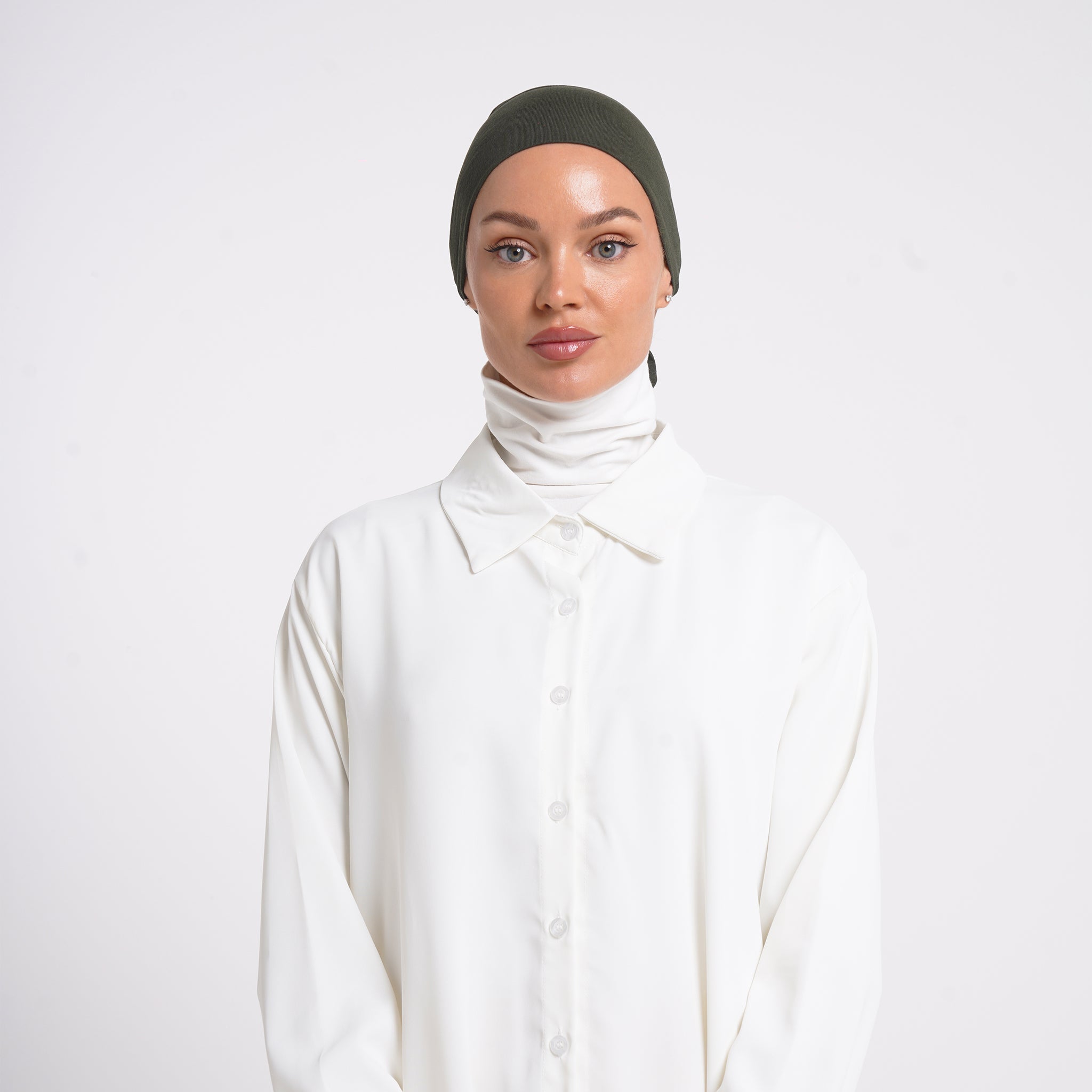 Tiffany Tie-Back Bonnet - Olive Green
