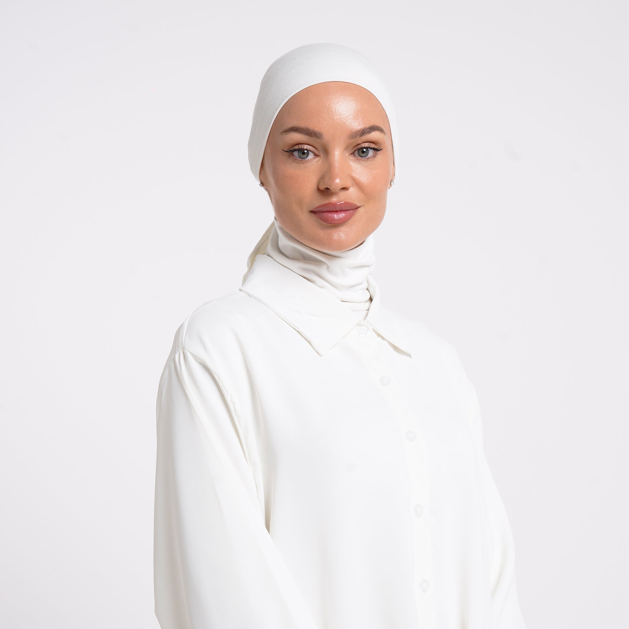 Tiffany Tie-Back Bonnet - Pearl White