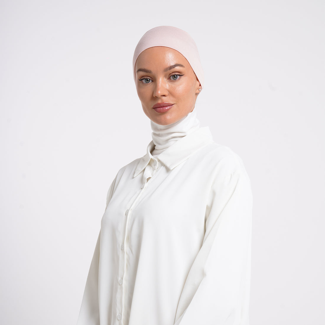 Tiffany Tie-Back Bonnet - Blush Pink