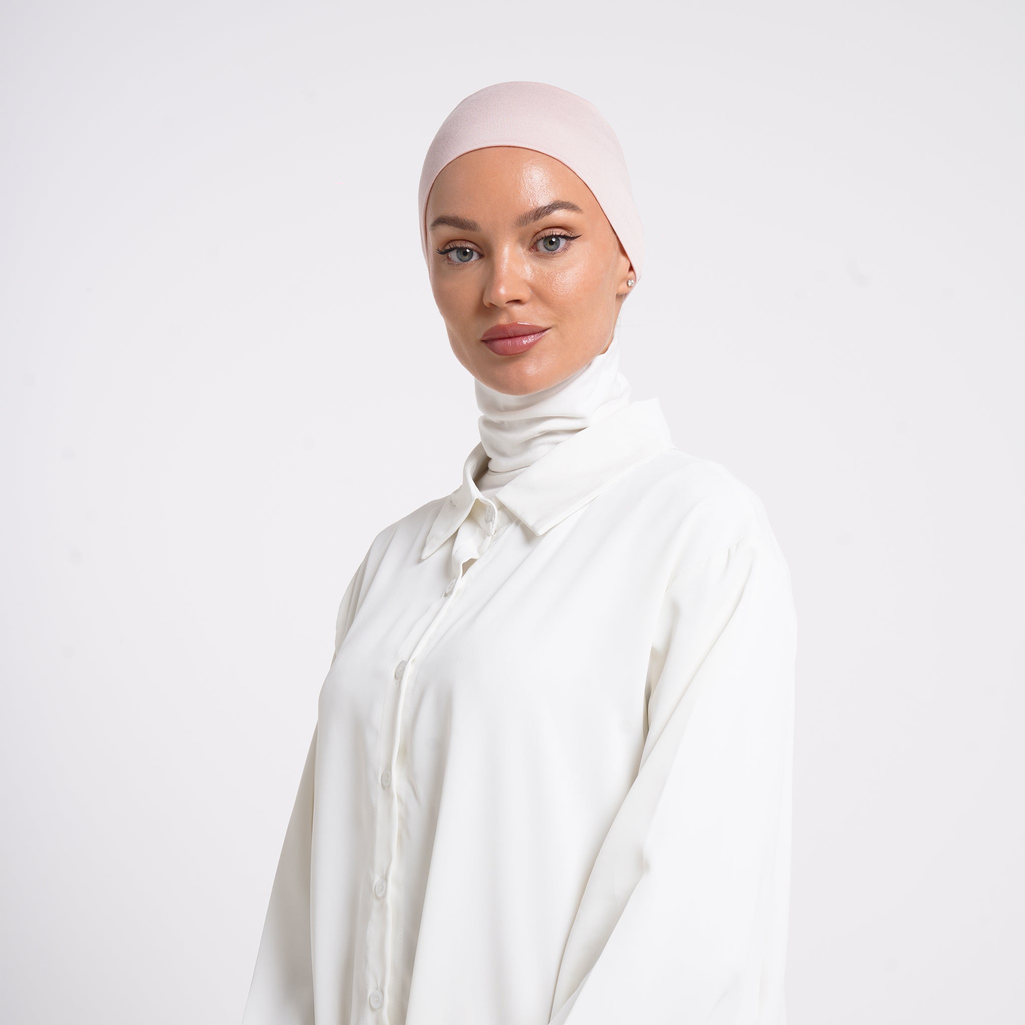 Tiffany Tie-Back Bonnet - Blush Pink