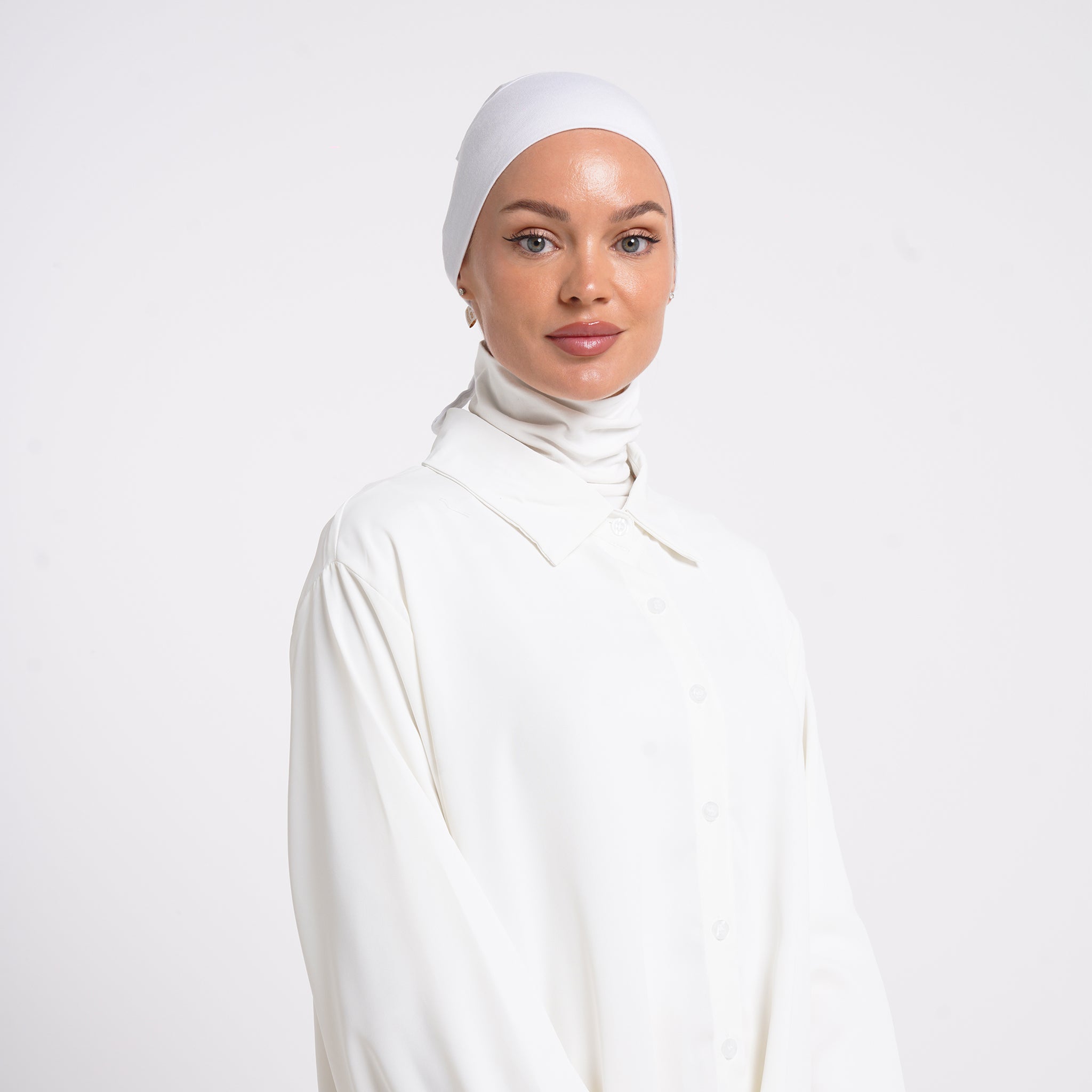 Tiffany Tie-Back Bonnet - Pure White