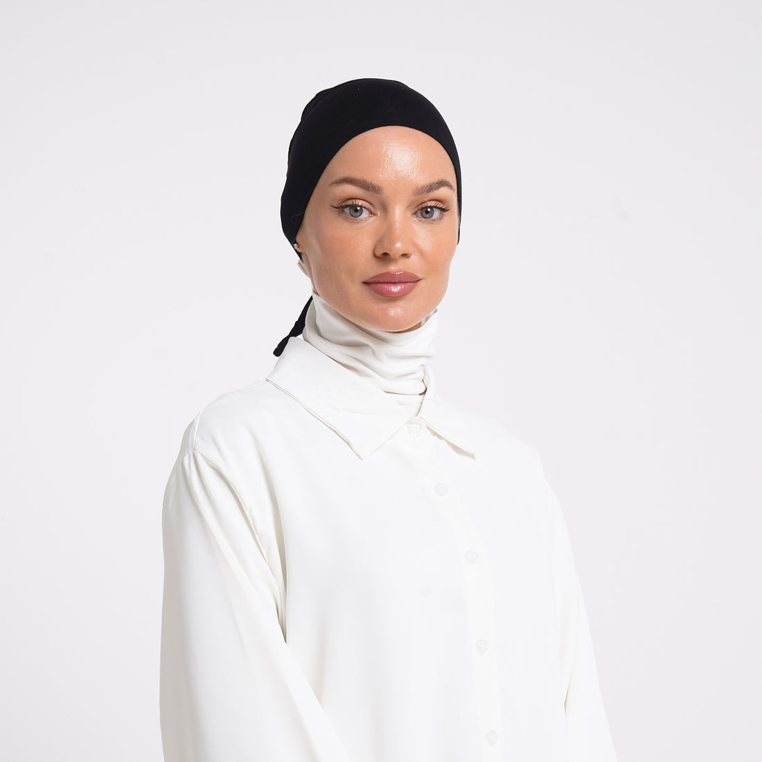 Tiffany Tie-Back Bonnet - Classic Black