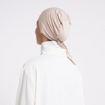 Tiffany Tie-Back Bonnet - Soft Sand