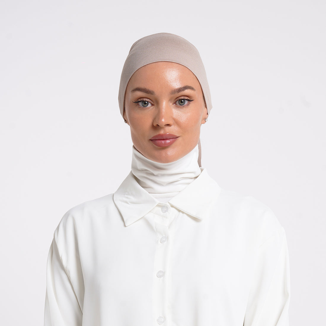 Tiffany Tie-Back Bonnet - Stone Beige