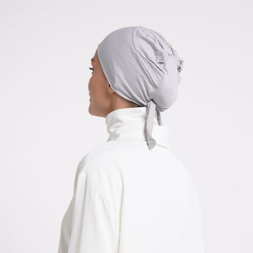 Tiffany Tie-Back Bonnet - Silver Mist