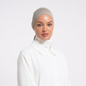 Tiffany Tie-Back Bonnet - Sage Greige