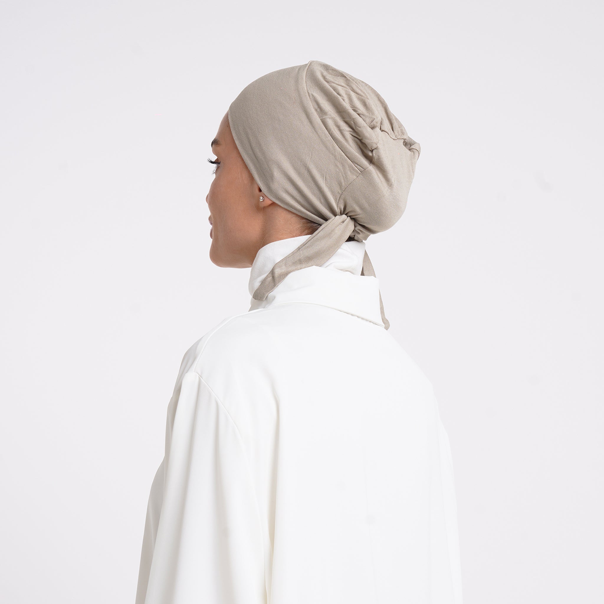 Tiffany Tie-Back Bonnet - Sage Greige