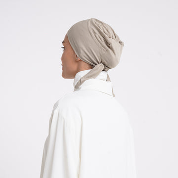 Tiffany Tie-Back Bonnet - Sage Greige