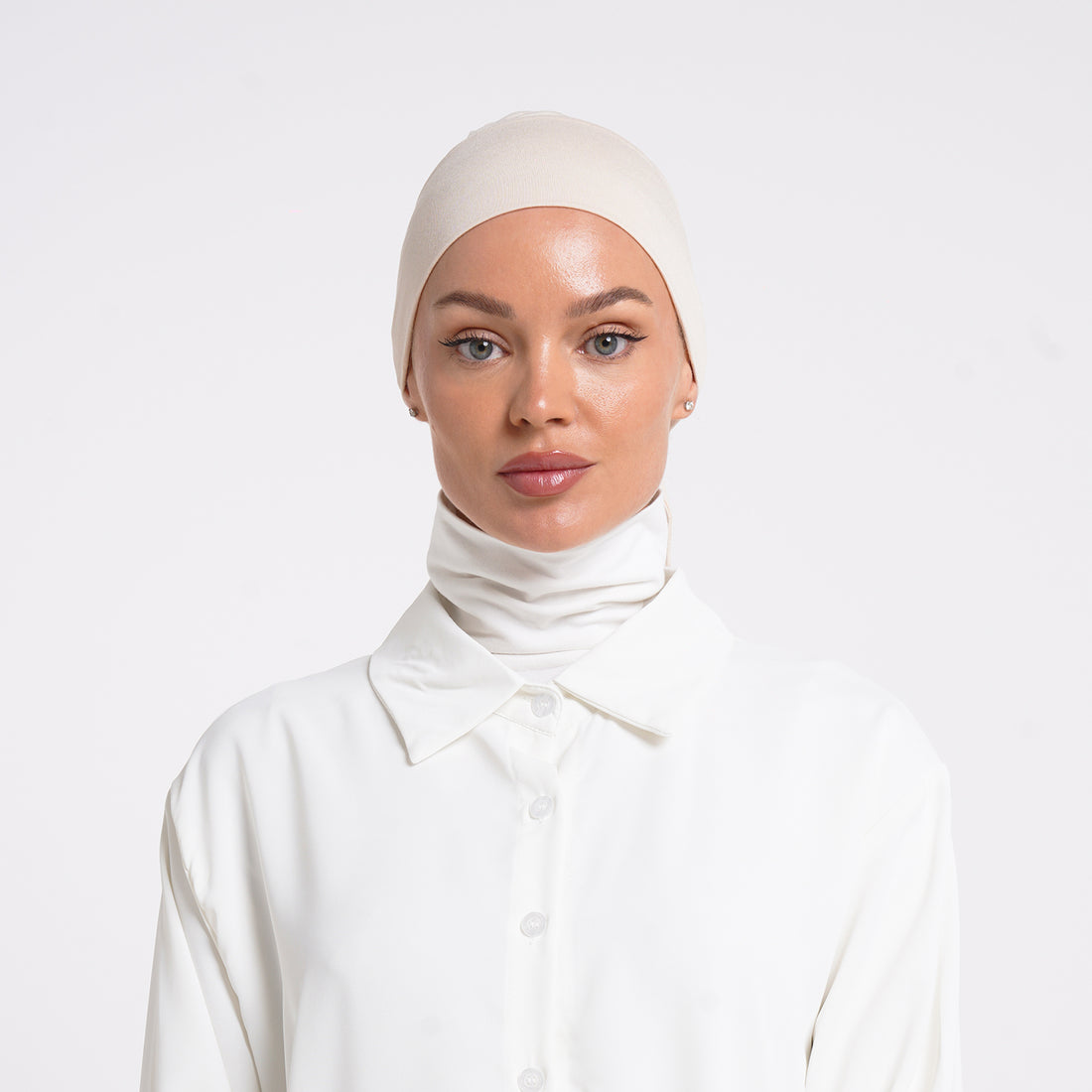 Tiffany Tie-Back Bonnet - Vanilla Cream