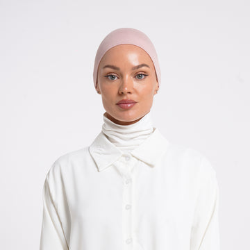 Tiffany Tie-Back Bonnet - Blush Pearl