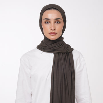 Plain Jersey Hijab or Everyday Comfort Jersey Hijab -  Dark Olive