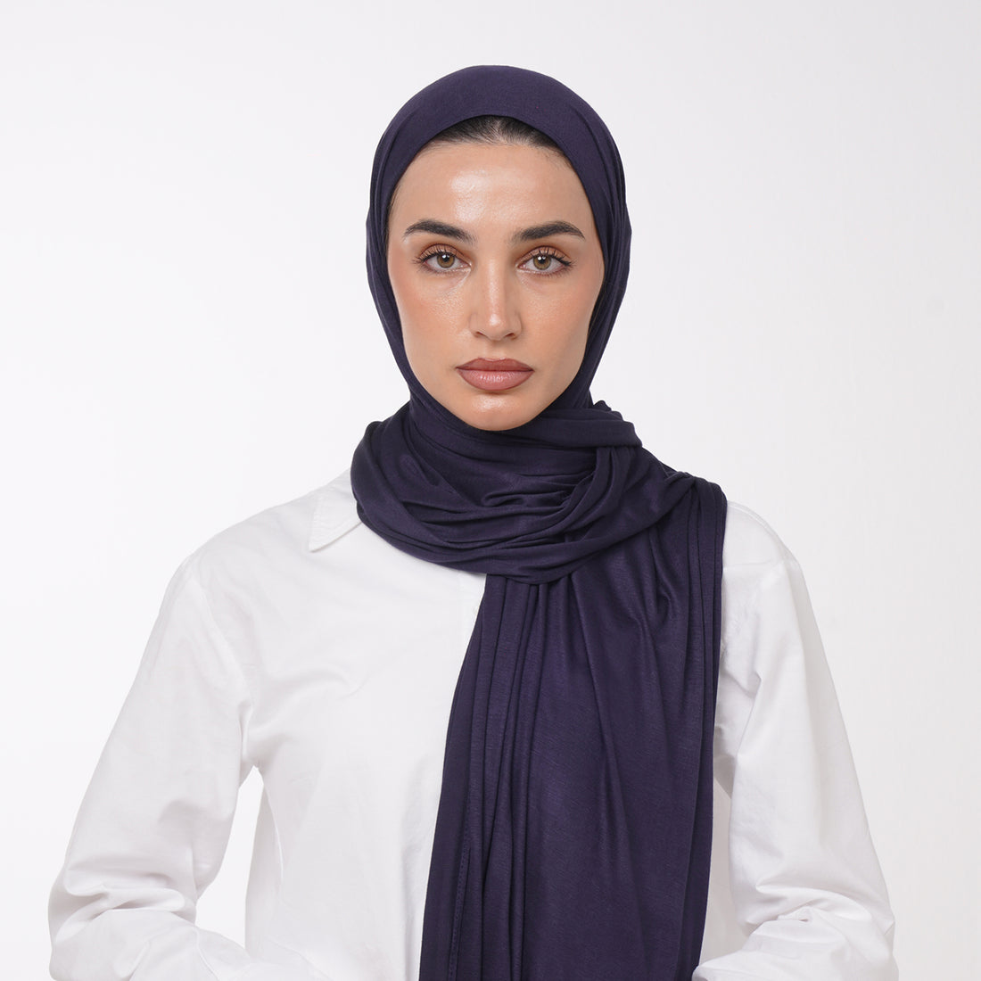 Plain Jersey Hijab or Everyday Comfort Jersey Hijab -  Deep Indigo