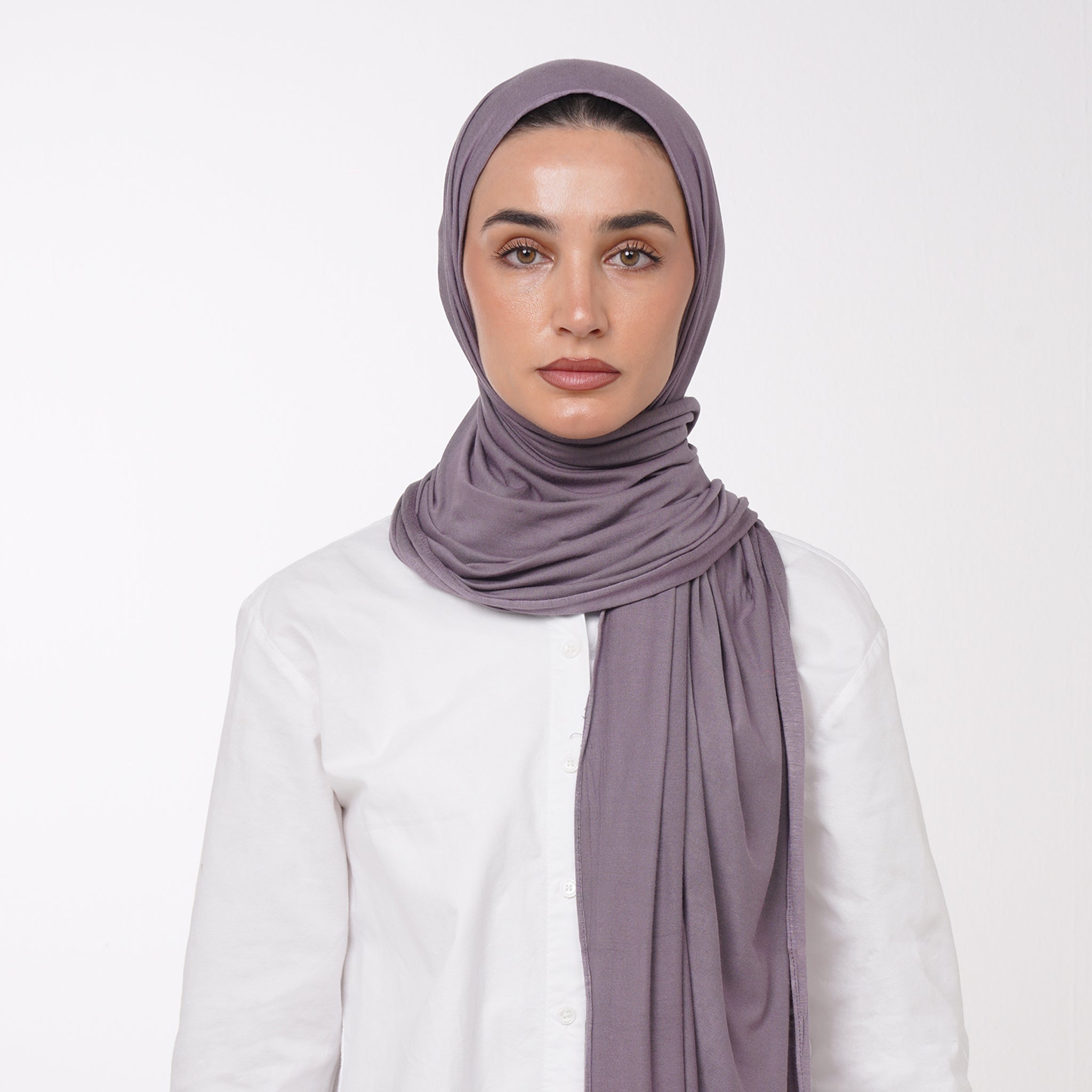 Plain Jersey Hijab or Everyday Comfort Jersey Hijab -  Dark Mauve