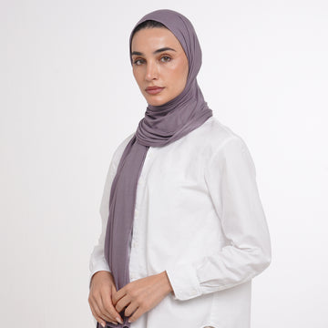 Plain Jersey Hijab or Everyday Comfort Jersey Hijab -  Dark Mauve