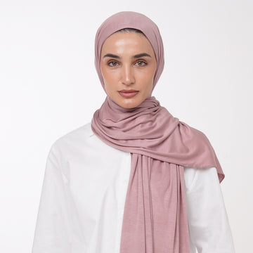 Plain Jersey Hijab or Everyday Comfort Jersey Hijab - Blush Pink