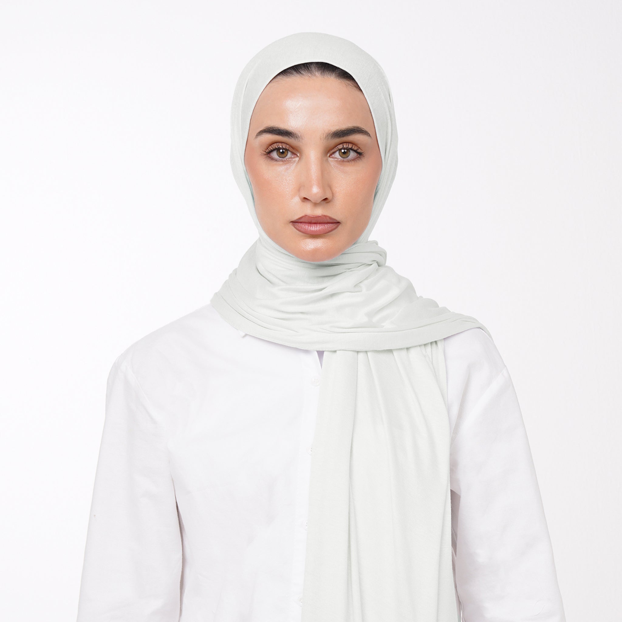 Plain Jersey Hijab or Everyday Comfort Jersey Hijab - Mint Ice