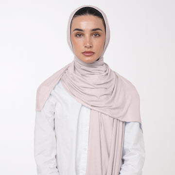 Plain Jersey Hijab or Everyday Comfort Jersey Hijab -  Soft Blush Pink