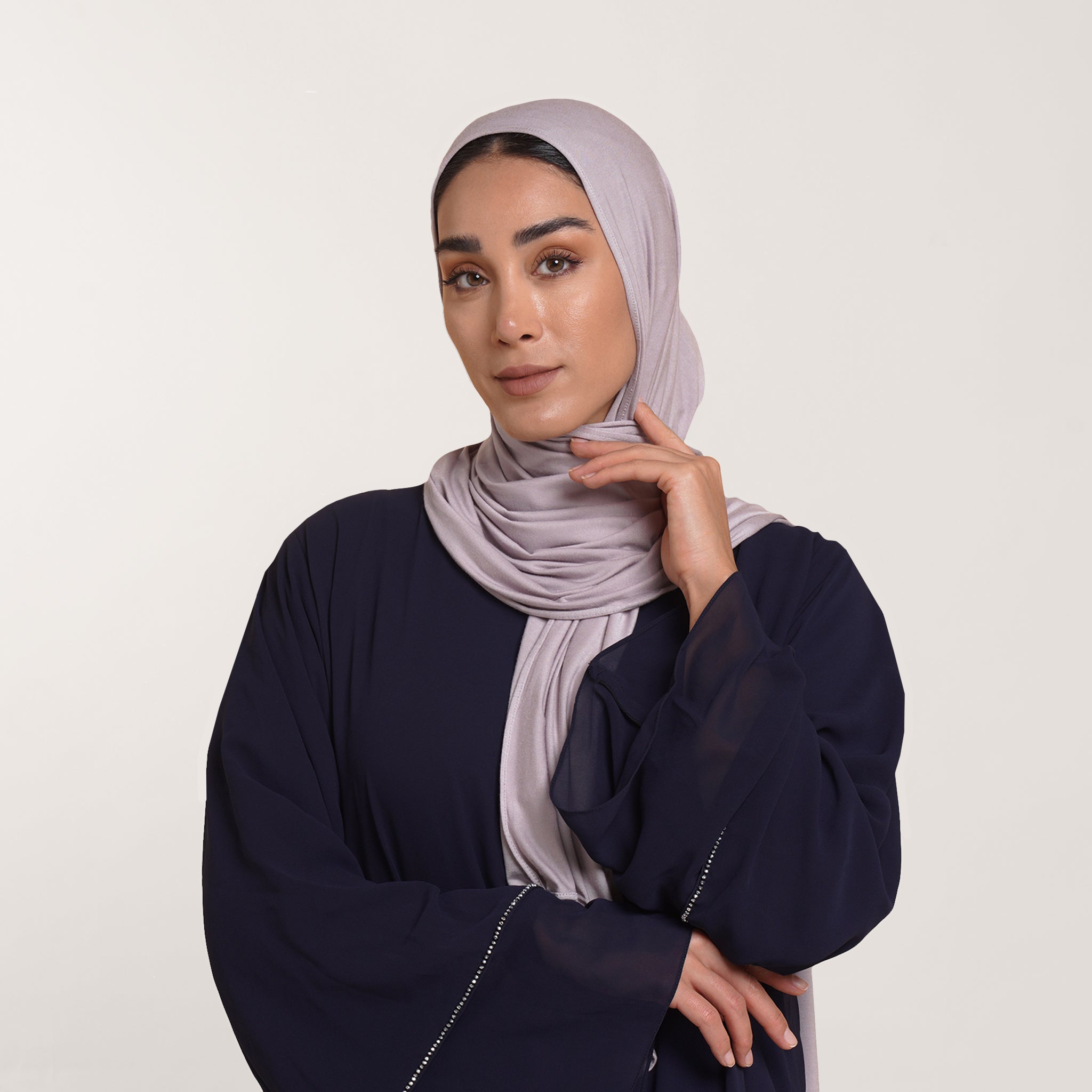 Premium Jersey Hijab - Dusty Lilac