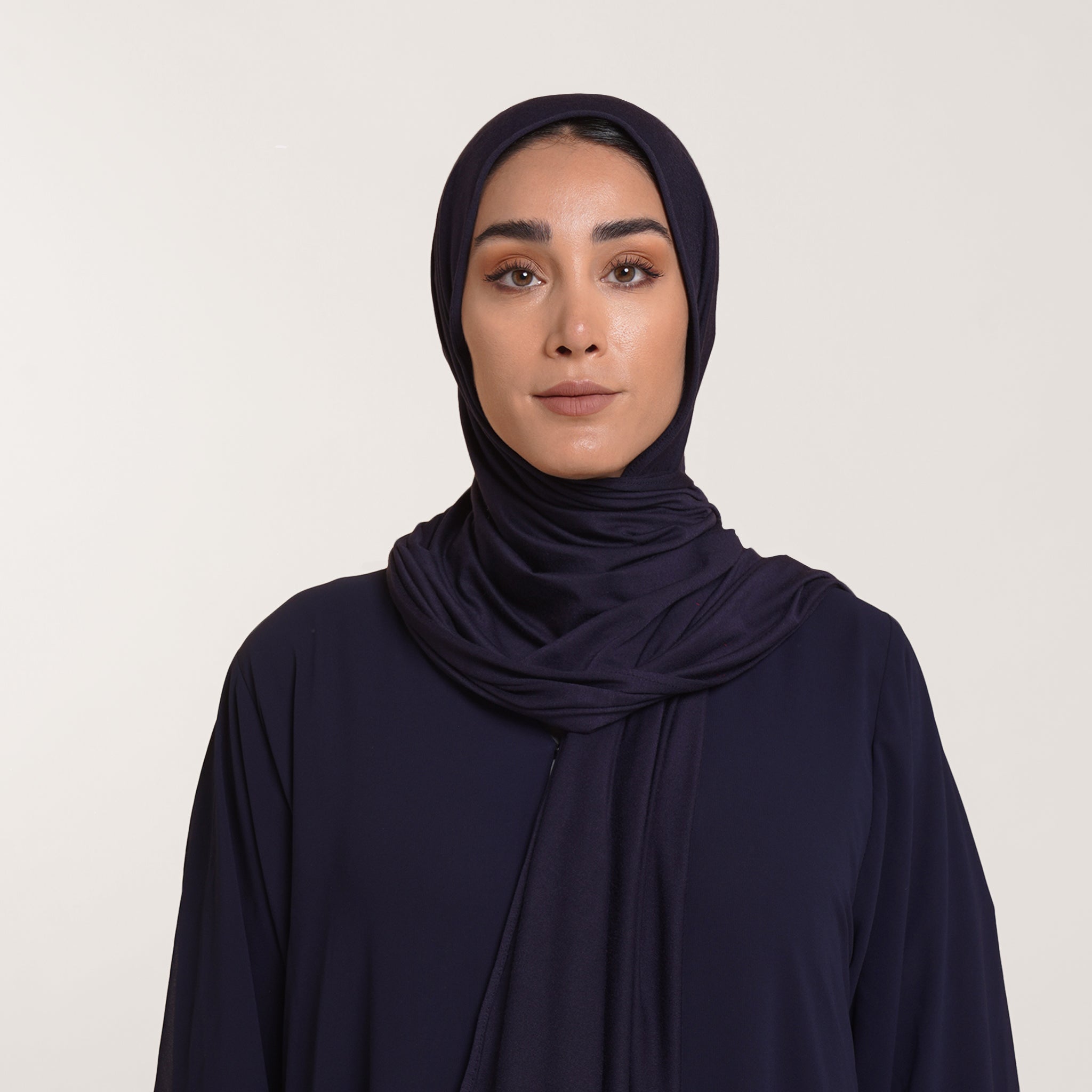 Premium Jersey Hijab - Navy