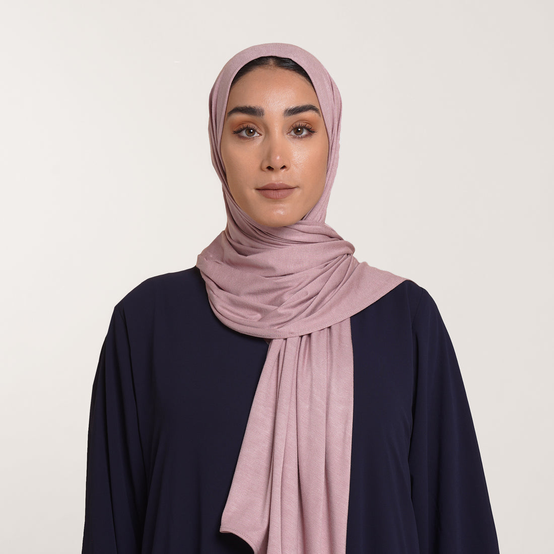 Premium Jersey Hijab - Dusty Blush