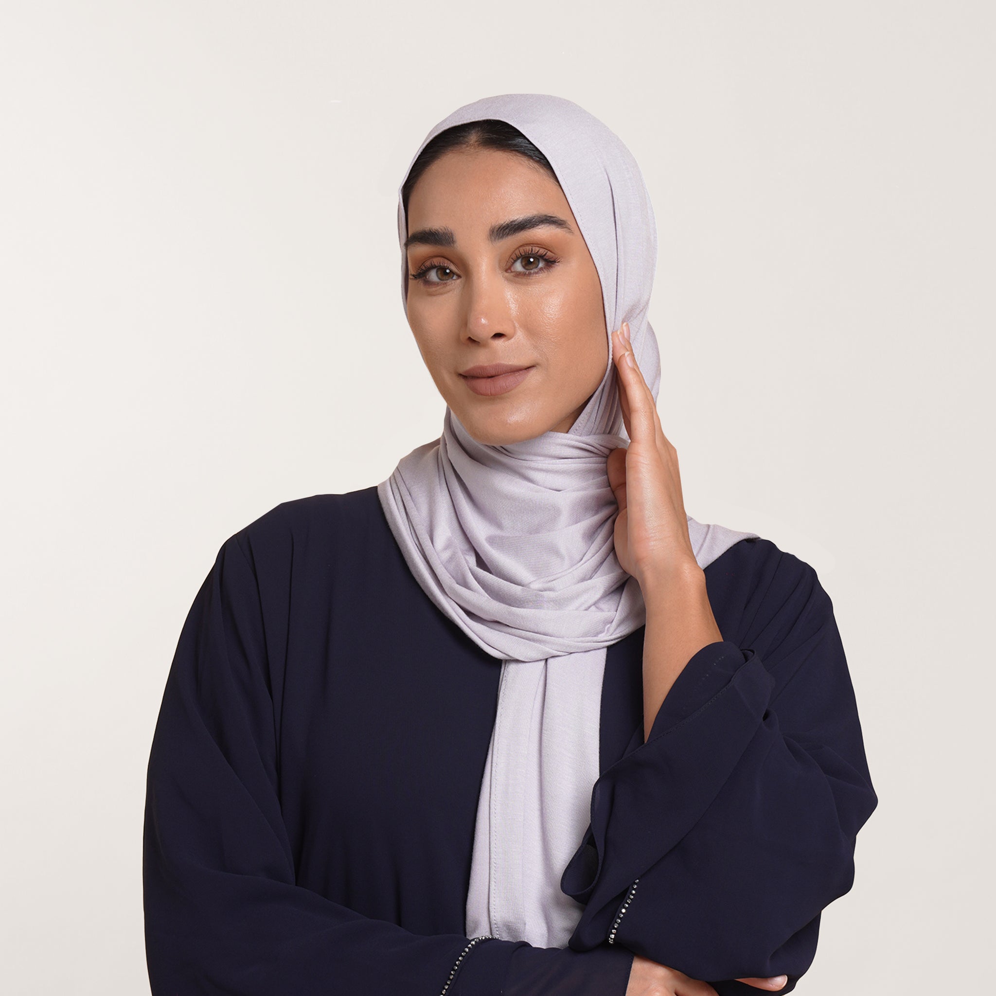 Premium Jersey Hijab - Light Lilac