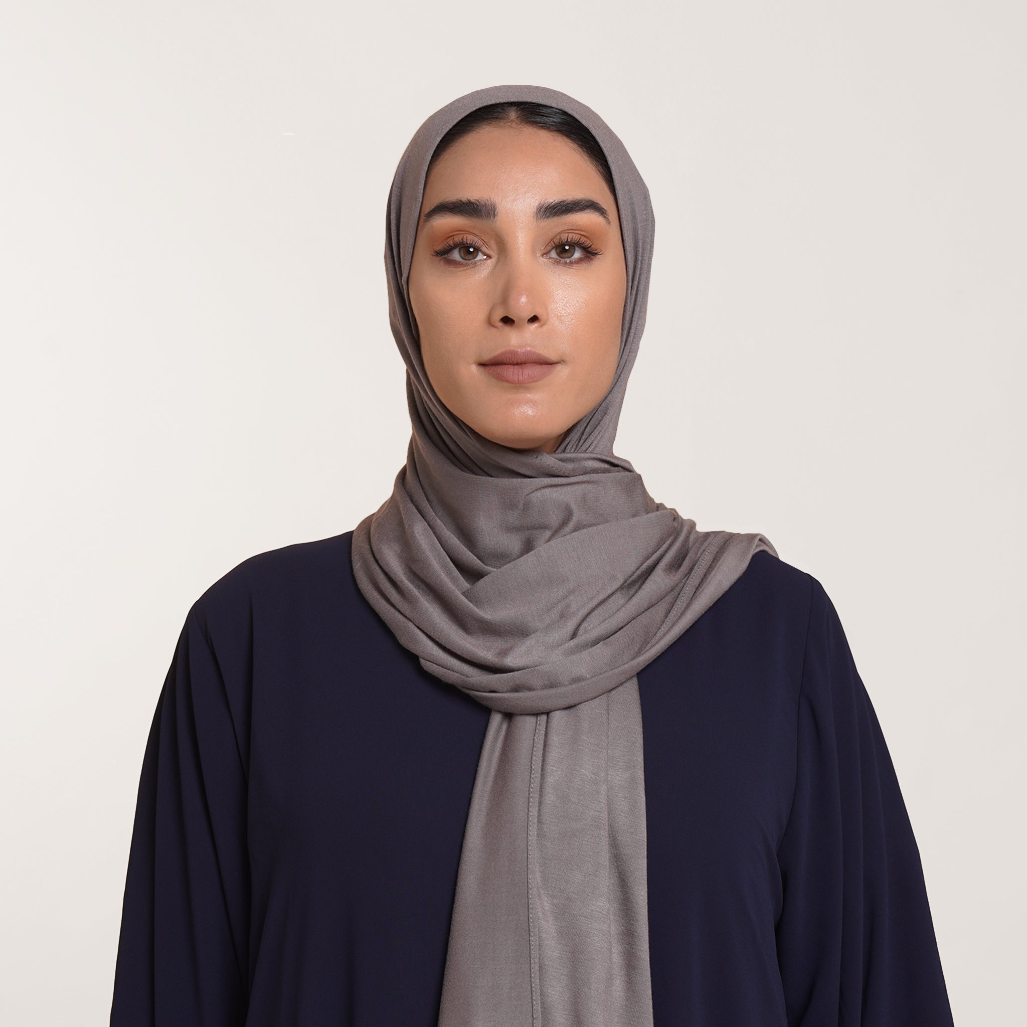Premium Jersey Hijab - Taupe