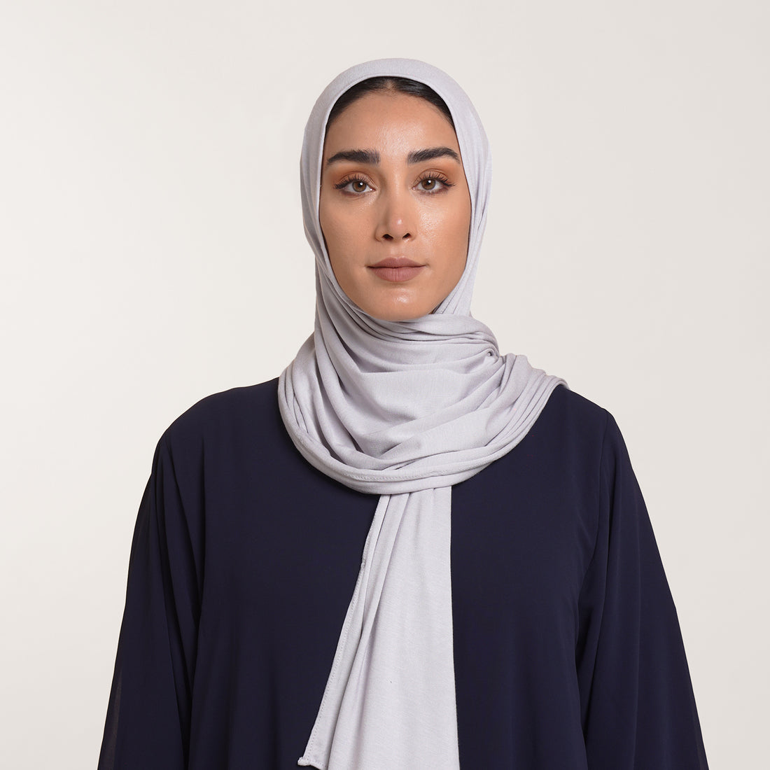 Premium Jersey Hijab - Light Grey