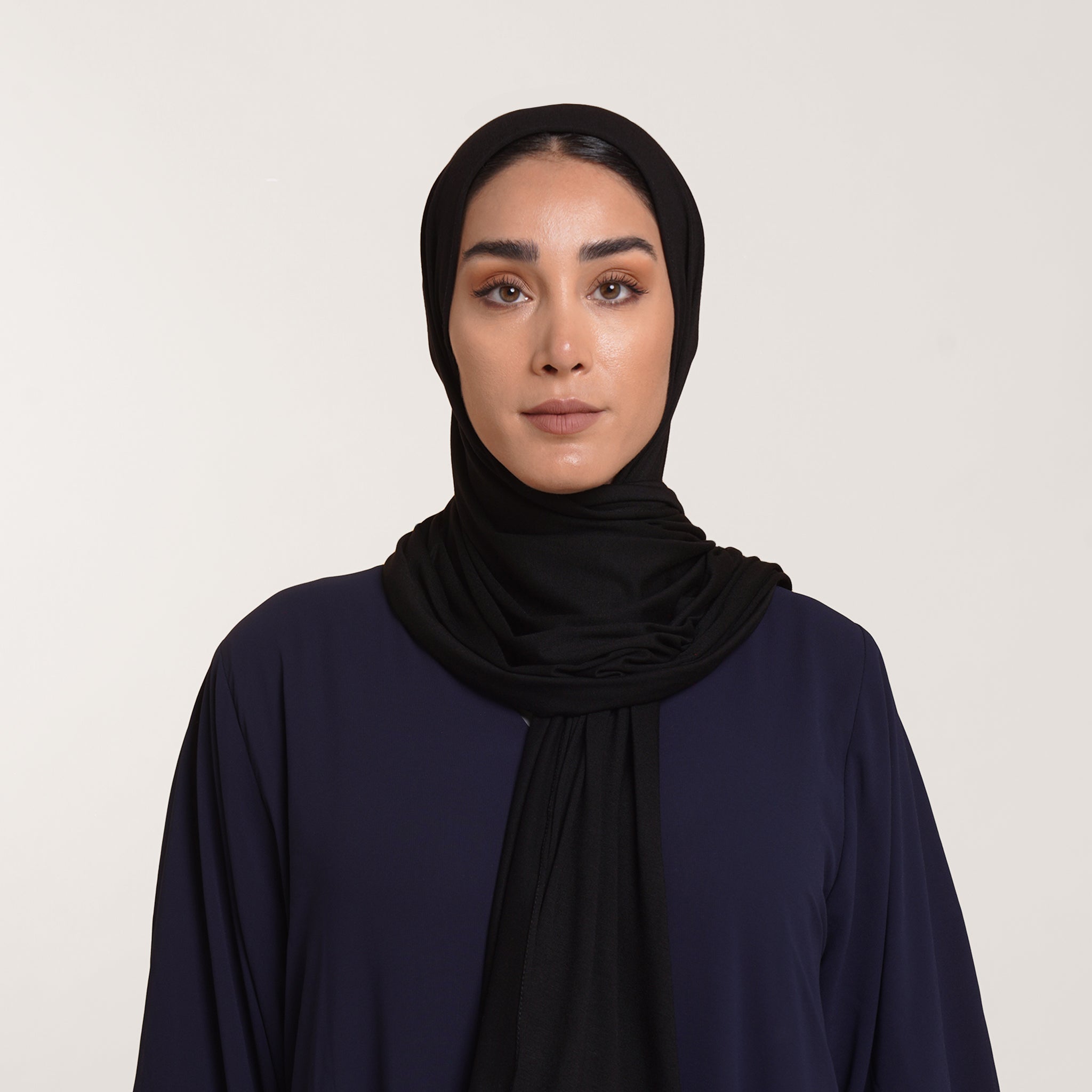 Premium Jersey Hijab - Black