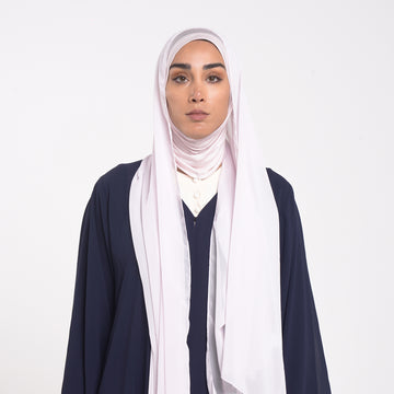 Emiratie Chiffon with Bonnet -Blush Pearl
