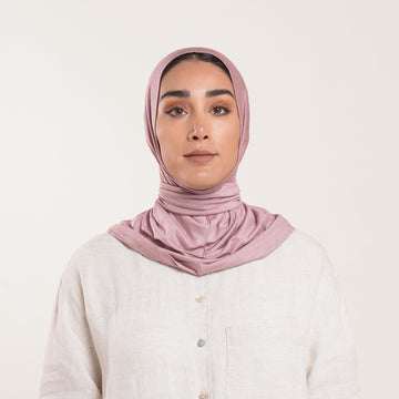 Easy wear Hijab (Tabaki) - Muted Rose Pink