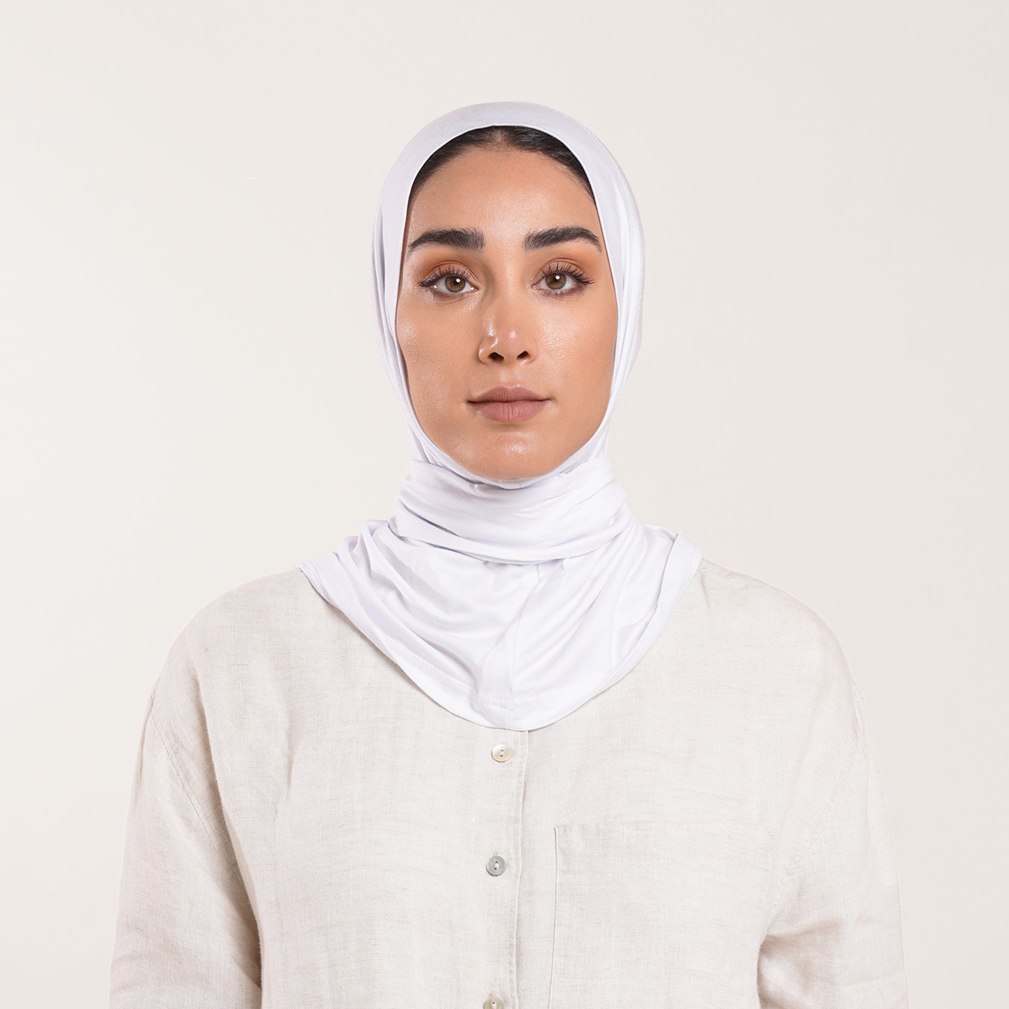 Easy wear Hijab (Tabaki) - Pure White