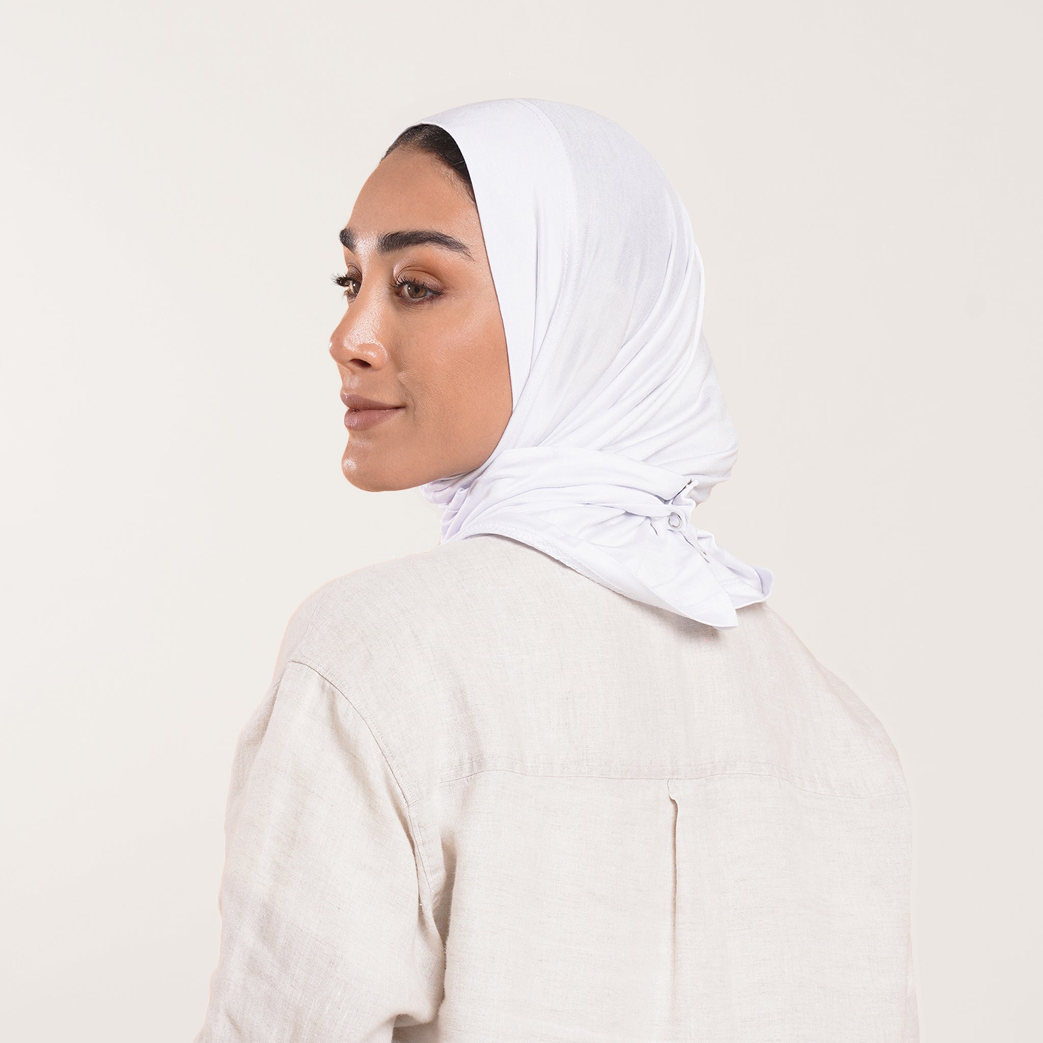 Easy wear Hijab (Tabaki) - Pure White