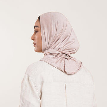 Easy wear Hijab (Tabaki) - Muted Peach Nude