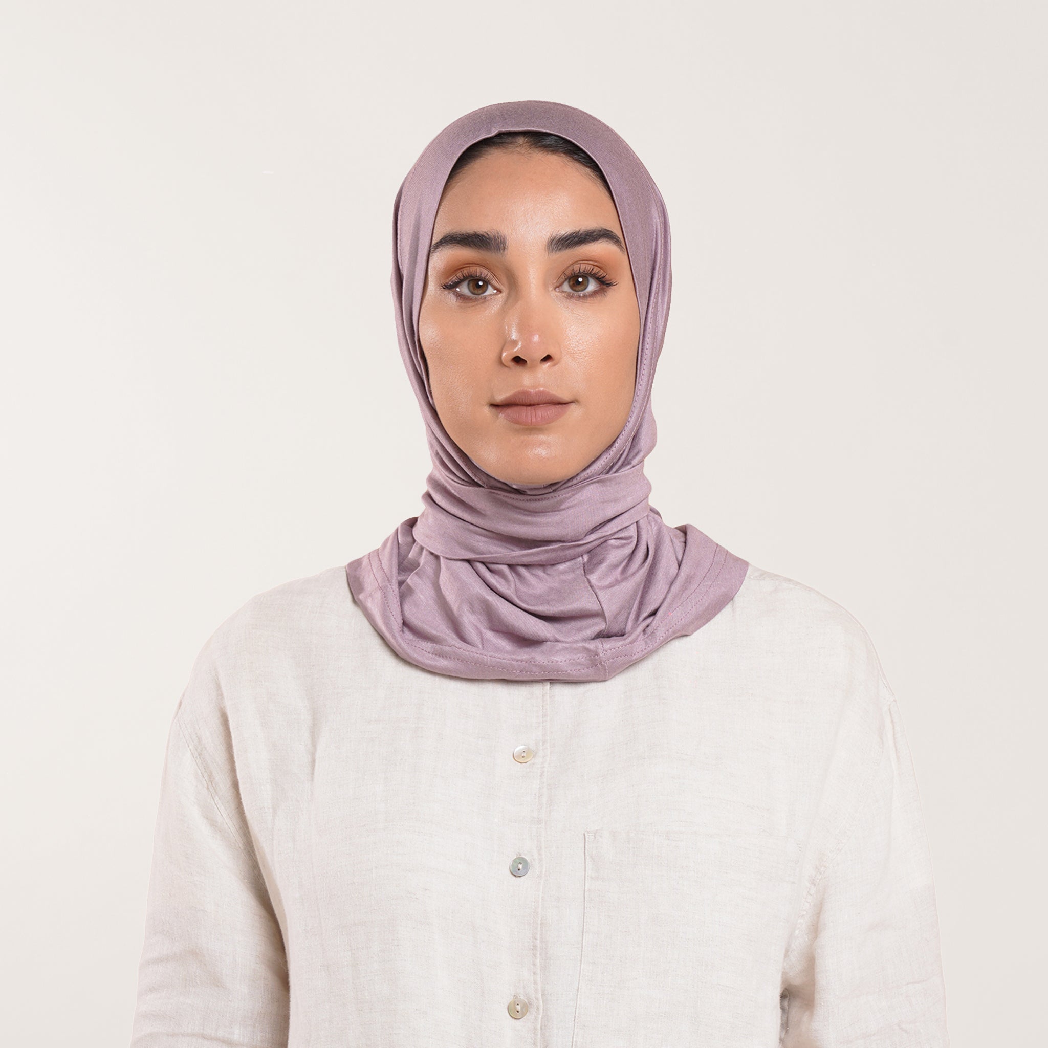 Easy wear Hijab (Tabaki) - Soft Mauve