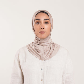 Easy wear Hijab (Tabaki) - Warm Beige