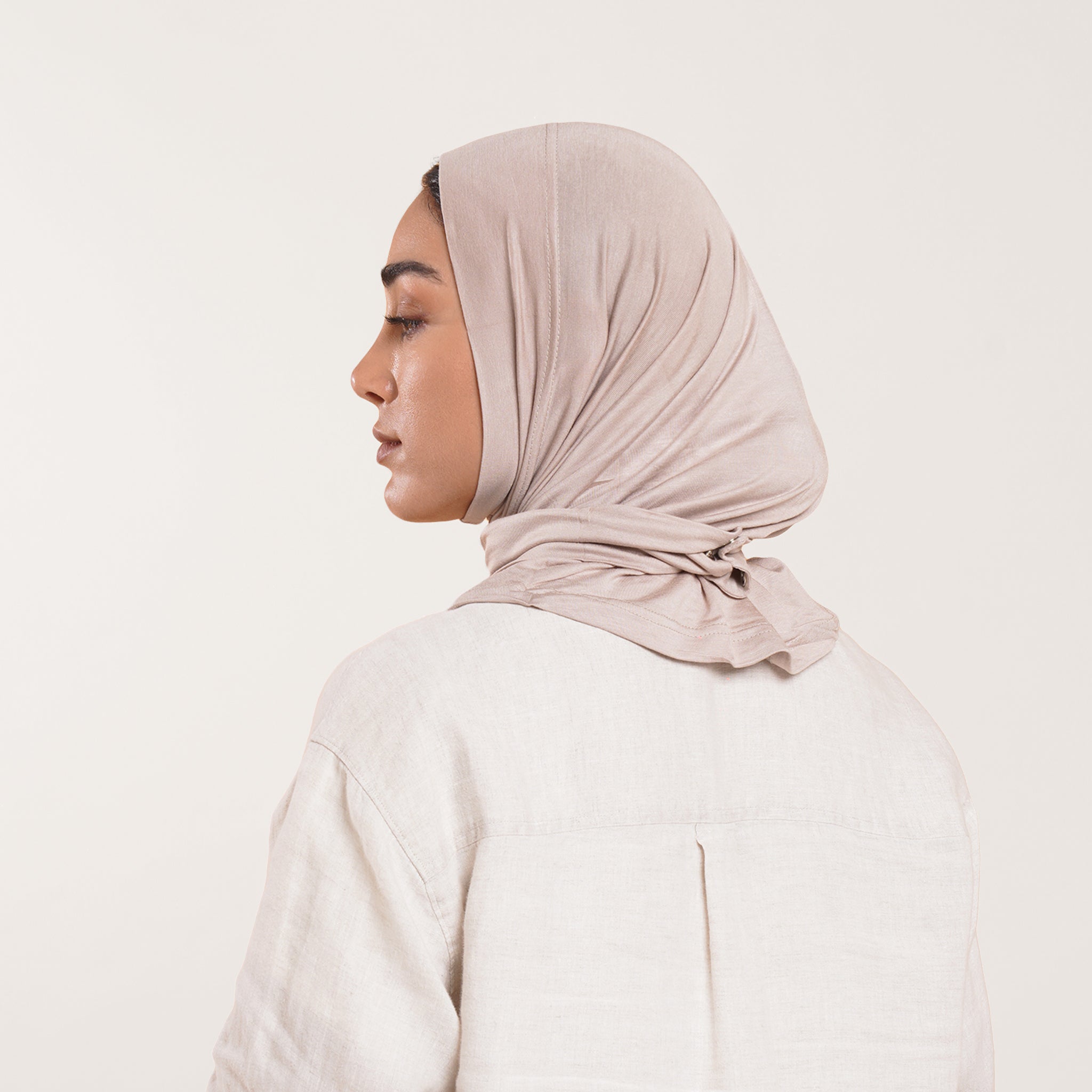 Easy wear Hijab (Tabaki) - Warm Beige