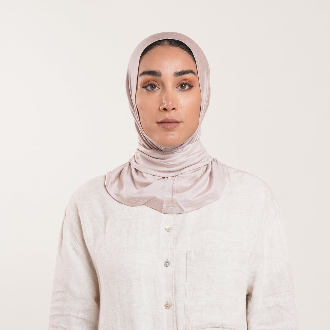 Easy wear Hijab (Tabaki) - Pale Taupe