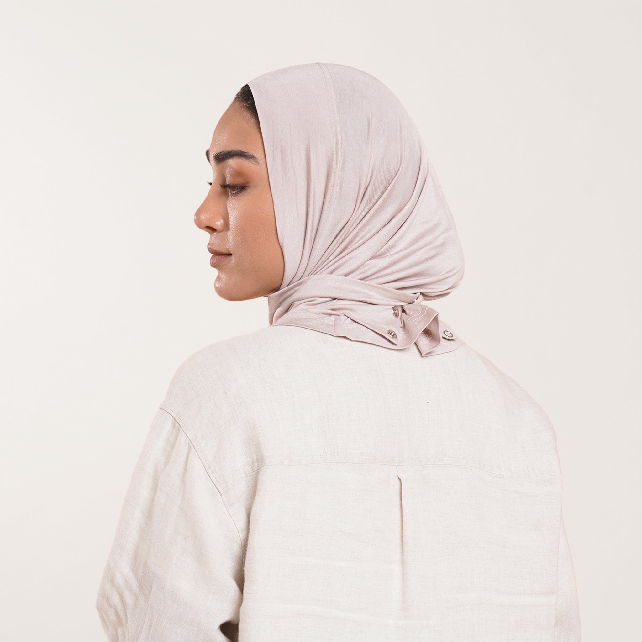Easy wear Hijab (Tabaki) - Pale Taupe
