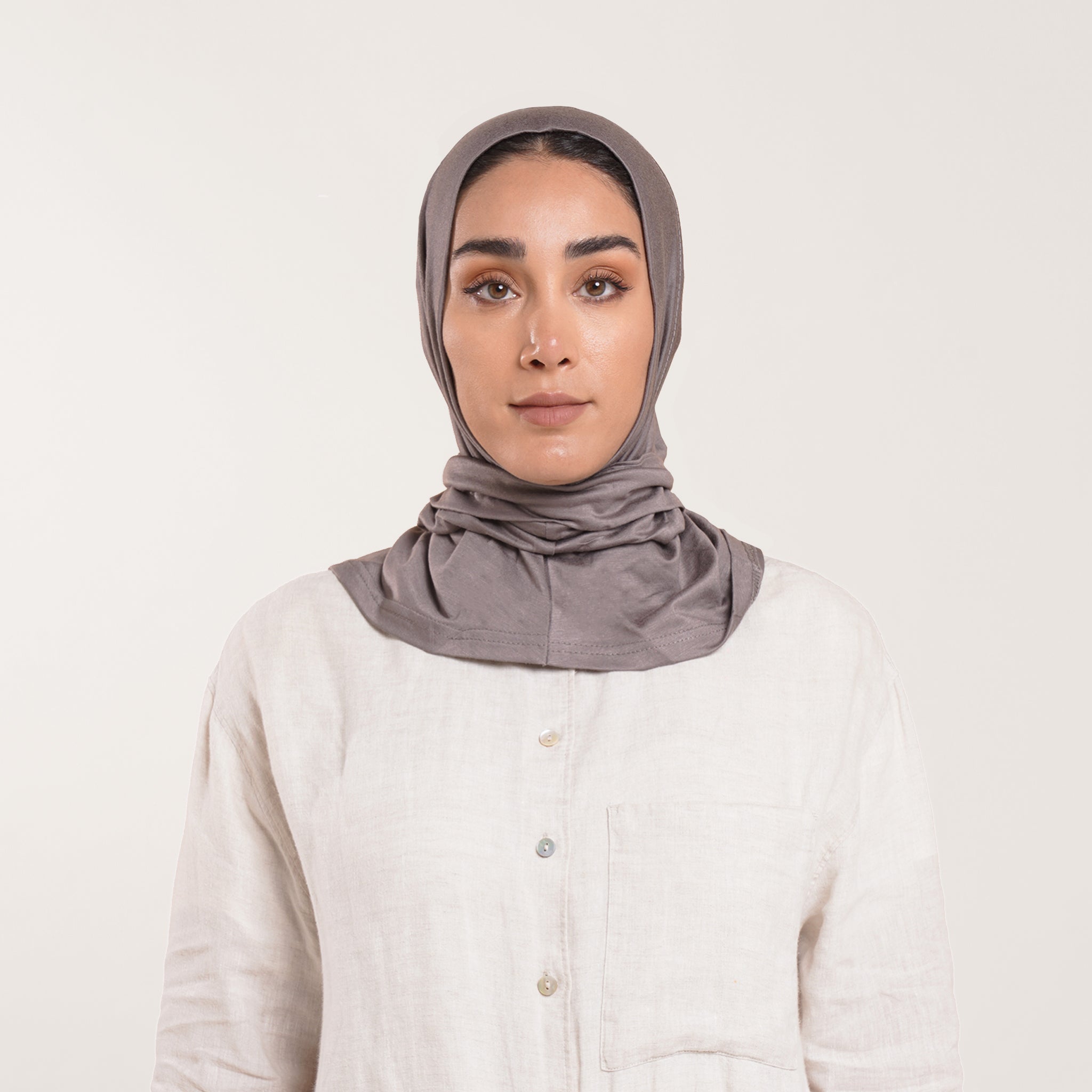 Easy wear Hijab (Tabaki) - Muted Warm Taupe