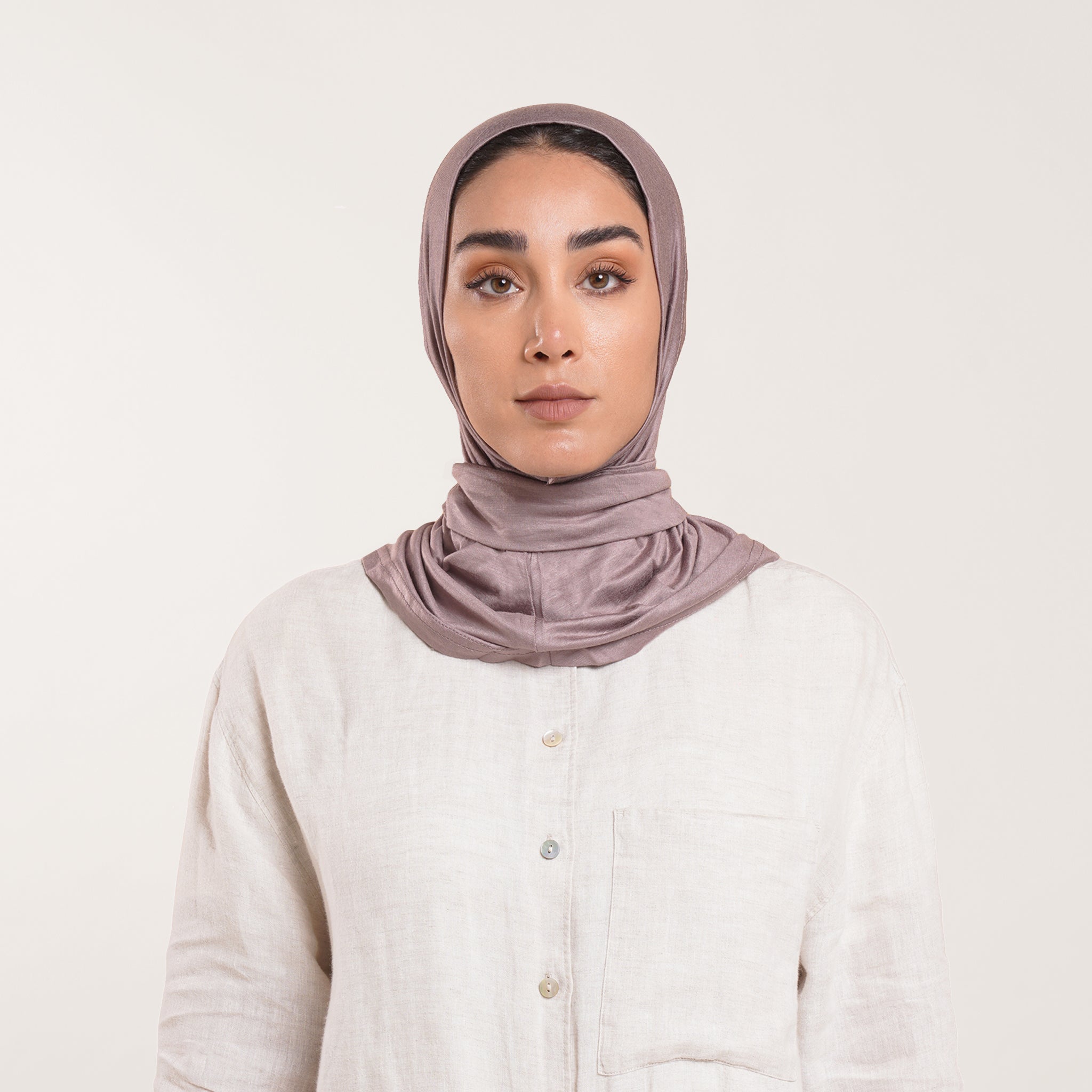 Easy wear Hijab (Tabaki) - Muted Soft Mauve